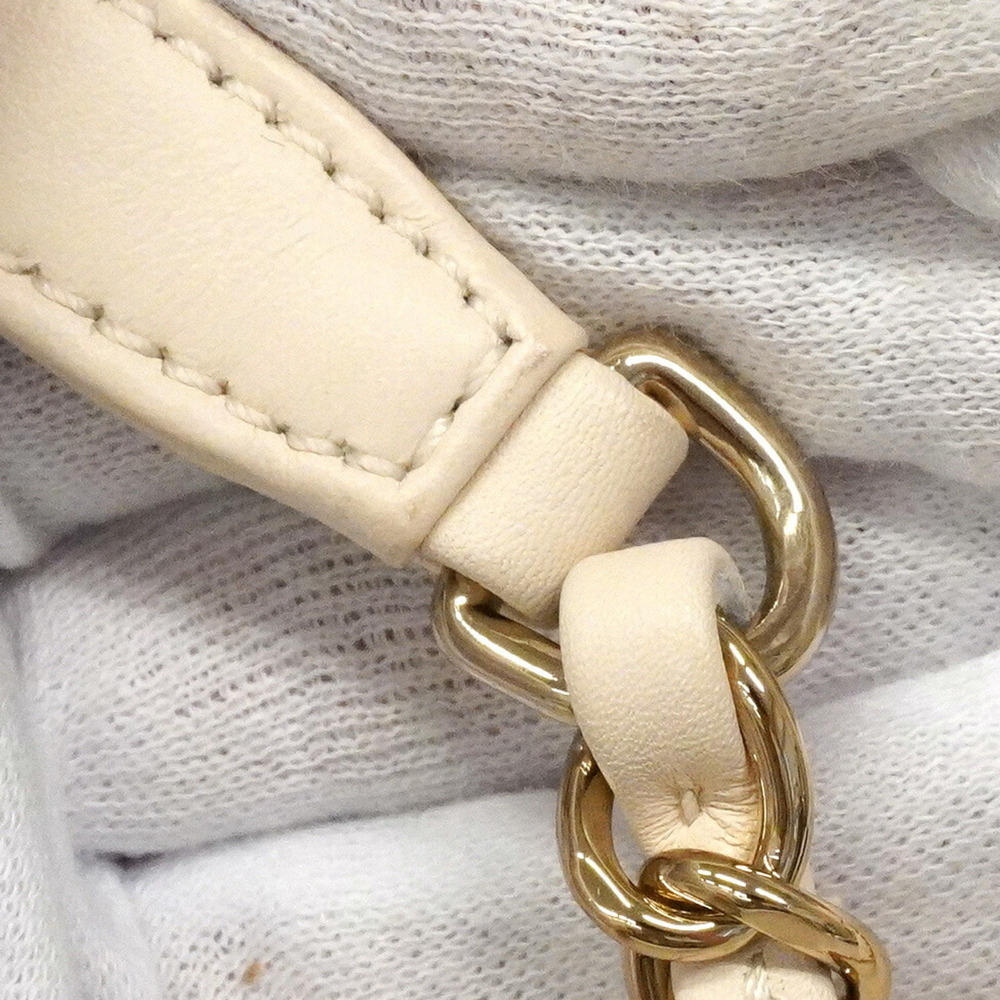 Chanel Deauville Canvas Handbag, White/Champagne, 2-way bag for women, P2877717 - Picture 13 of 14